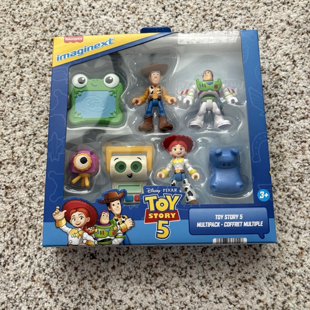 TOY STORY 5 Imaginext LILYPAD SMARTY PANTS ATLAS 7 Figure Pack New